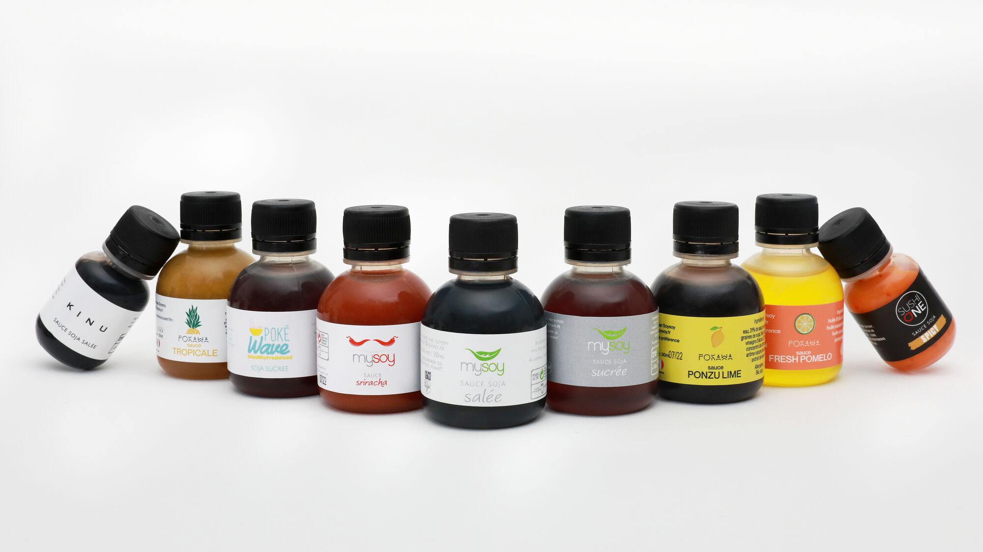Gamme complète MySoy — sauces artisanales pour professionnels de la restauration